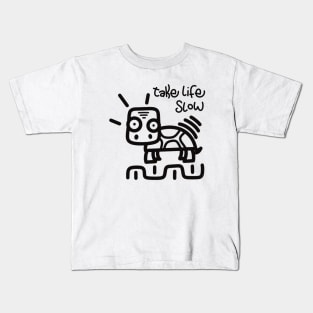 Doodle turtle 2 Kids T-Shirt